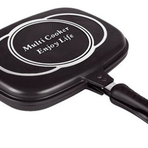 Panela Grill Frigideira Dupla Antiaderente Multiuso Cooker Member's Mark