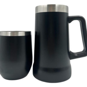 Conjunto de Caneca e Copo Térmico para Chopp